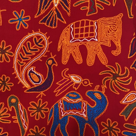 New Wave Ethnic “Messengers” Bohemian Print Top - Picture 11 of 15